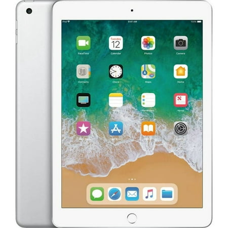 Apple - Pre-Owned iPad 9.7" (5th Generation) 32GB Wi-Fi Tablet - Silver