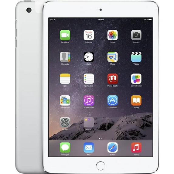 Pre-Owned Apple iPad Mini 4th Generation, 128GB, WiFi + LTE Silver