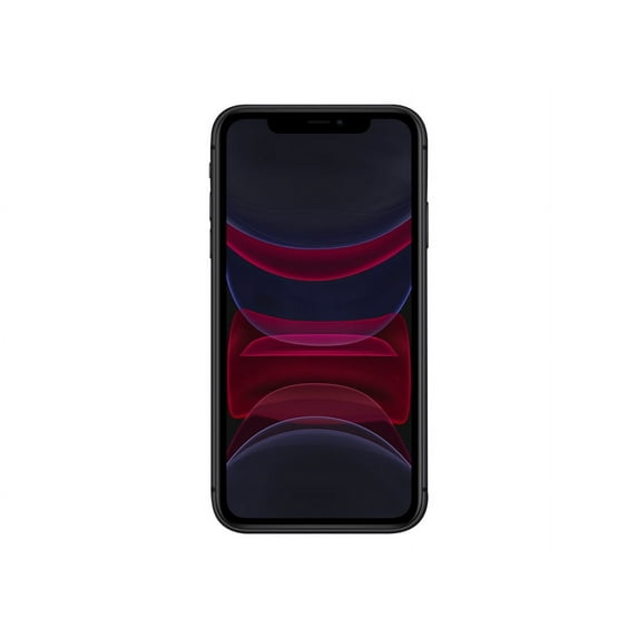 Pre-Owned Apple iPhone 11 - Smartphone - dual-SIM - 4G Gigabit Class LTE - 64 GB - 6.1" - T-Mobile - black