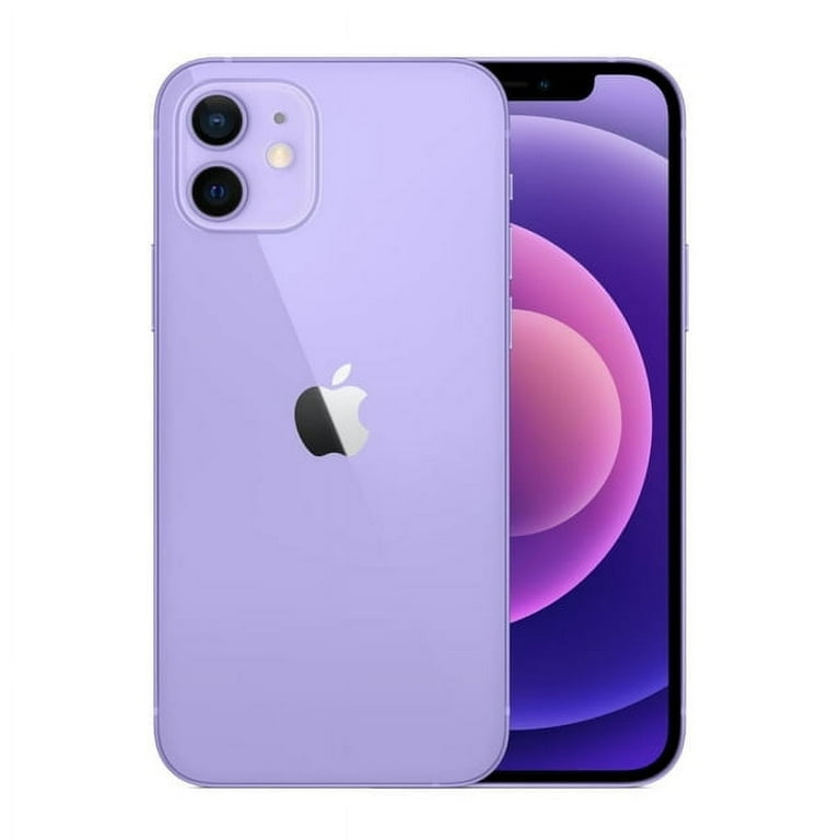 Pre-Owned Apple iPhone 12 64GB Fully Unlocked Purple (NO FACE ID) (Good) -  Walmart.com