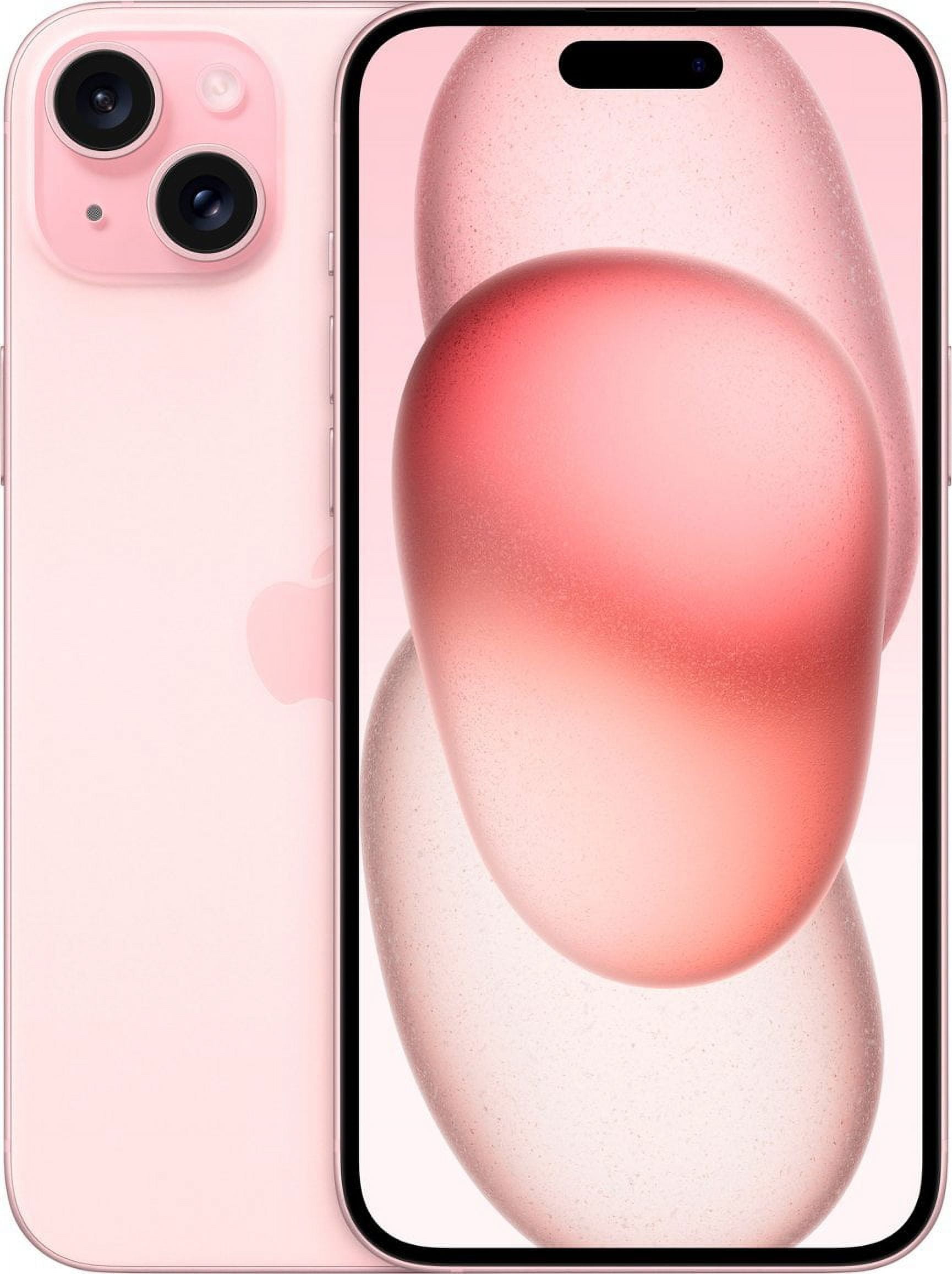 Straight Talk Apple iPhone 15, 256GB, Black - Prepaid