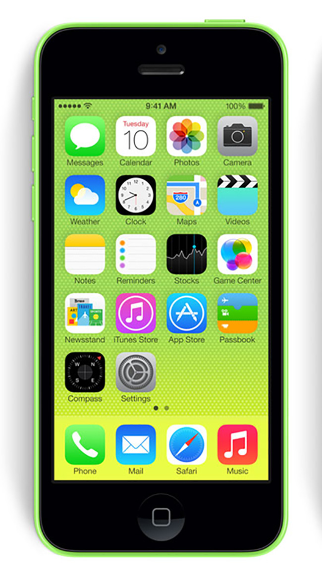 Pre-Owned Apple iPhone 5c 8GB, Green Unlocked GSM (Refurbished: Good) 
