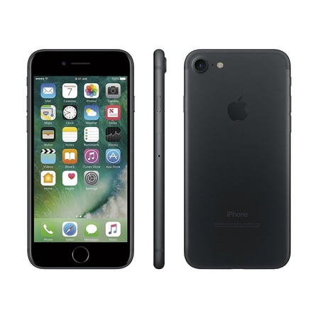 Pre-Owned Apple iPhone 7 128GB Matte Black GSM Unlocked Brand New