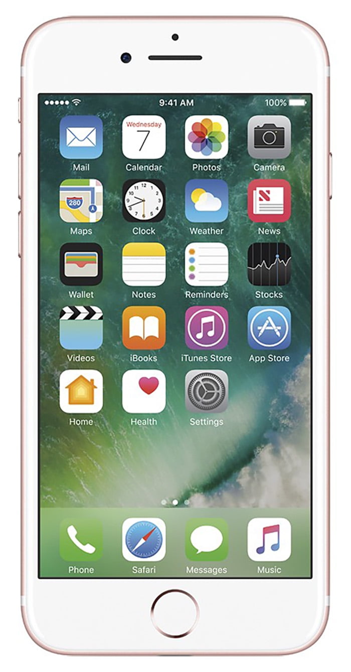 Pre-Owned Apple iPhone 7, GSM Unlocked 4G LTE Silver, 128GB Used
