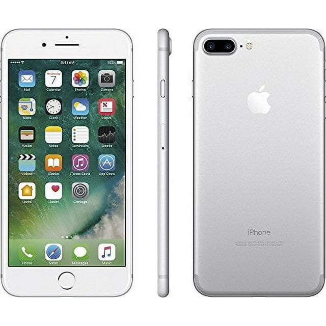 Pre-Owned Apple iPhone 7 Plus 128 GB T-Mobile (Silver) (Refurbished: Good)