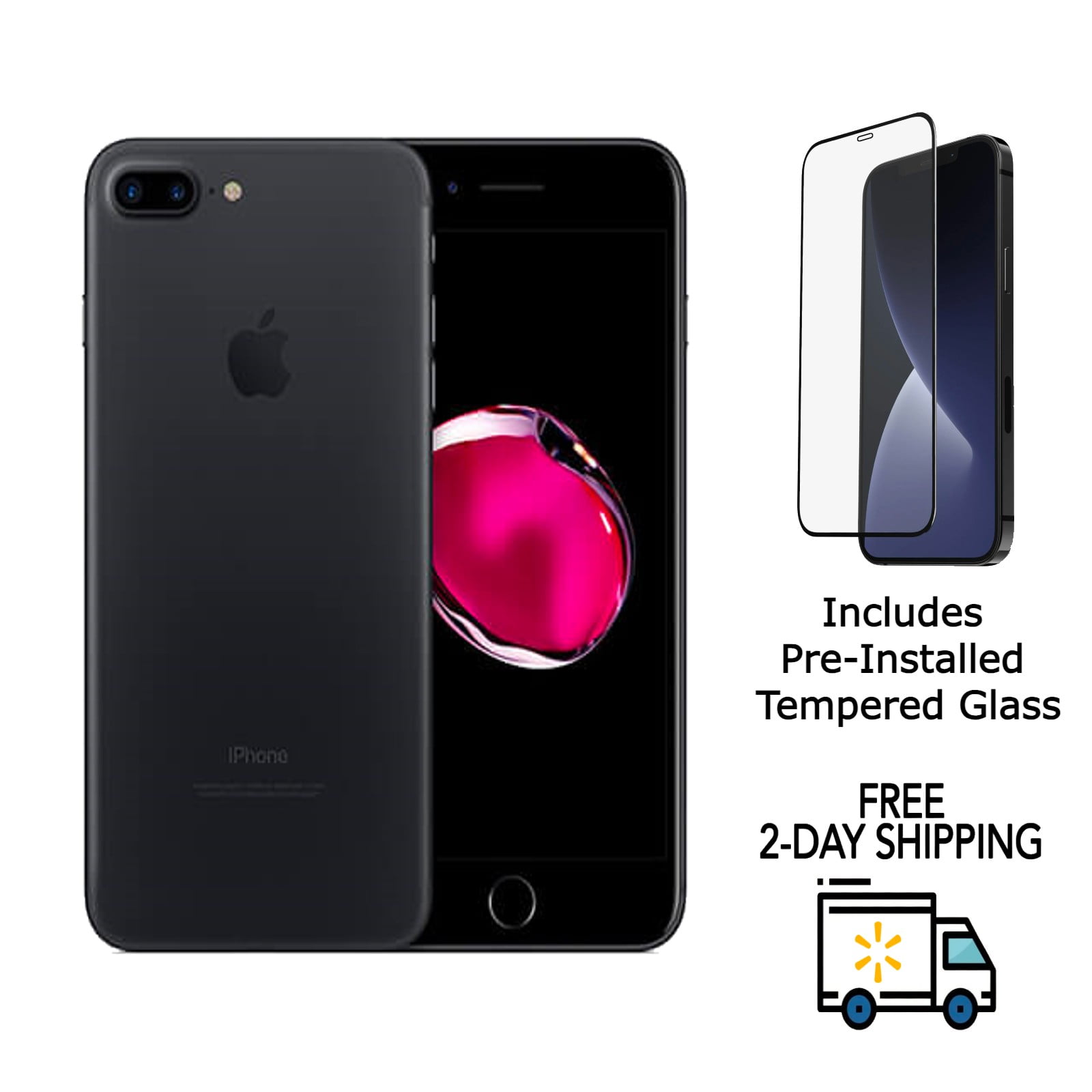Pre-Owned Apple iPhone 7 Plus 128GB Matte Black B Grade GSM