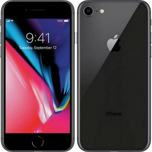 Pre-Owned Apple iPhone 8 64 GB,Space Gray, Locked to AT&T and Cricket