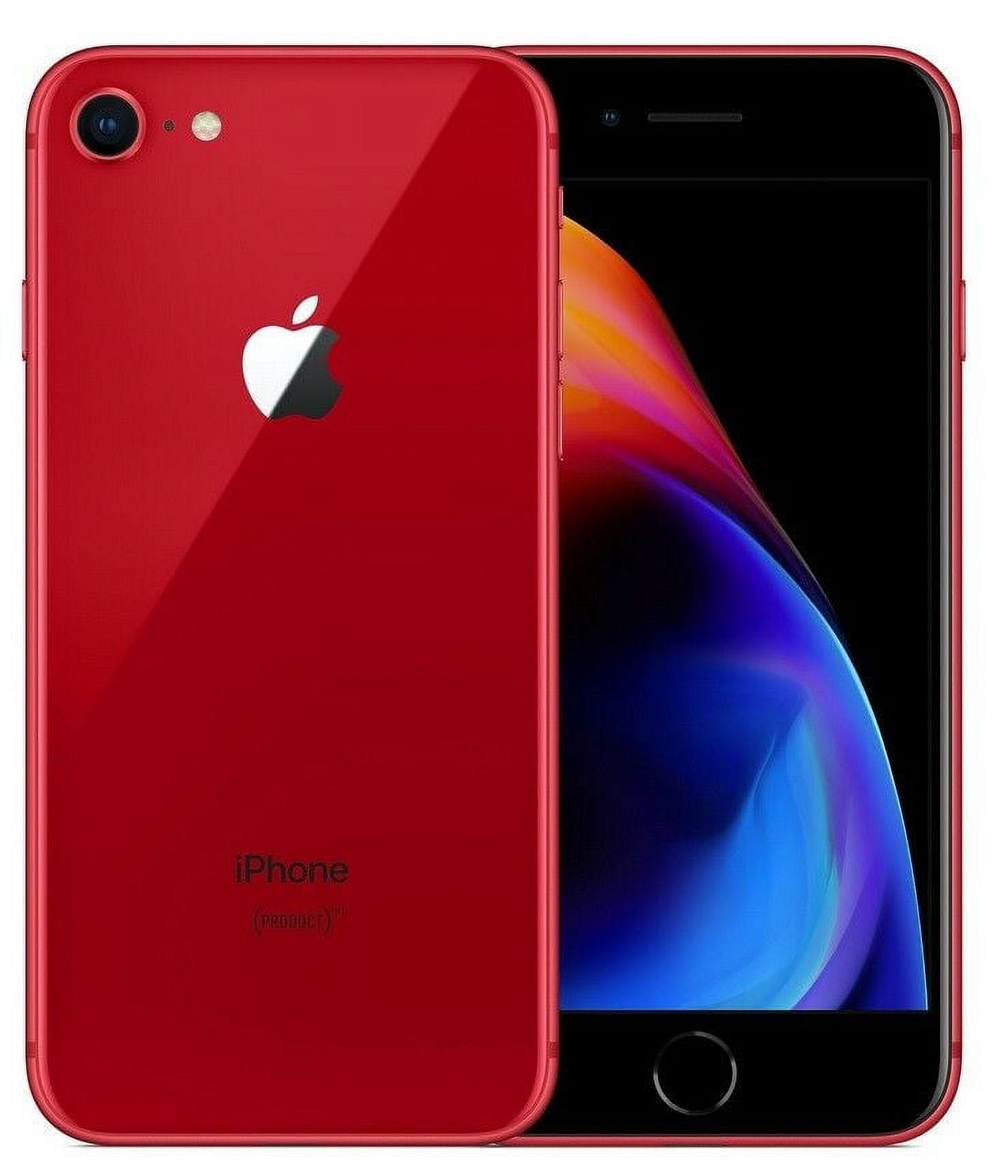 Pre-Owned Apple iPhone 8 64GB RED Color - Factory Unlocked Cell Phone (Refurbished: Good)