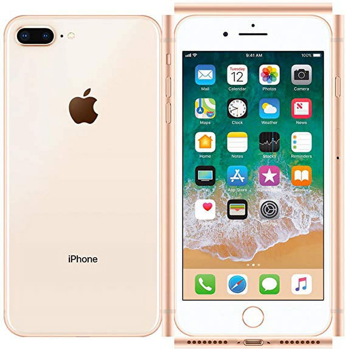 Pre-Owned Apple iPhone 8 Plus 64GB 128GB 256GB All Colors - Factory  Unlocked Cell Phone (Refurbished: Good)