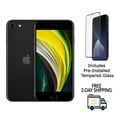 thumbnail image 1 of Pre-Owned Apple iPhone SE (2nd Gen) (Unlocked) 64GB Black (A2275) Bundle with Pre-Installed Tempered Glass, 1 of 5