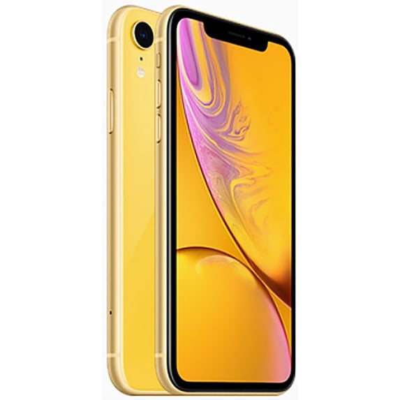 Pre-Owned Apple iPhone XR 256GB Fully Unlocked (Verizon + Sprint + GSM Unlocked) - Yellow + LiquidNano Screen Protector (Refurbished: Fair)