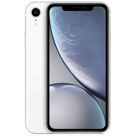 Apple iPhone XR 128GB Fully Unlocked (Verizon + Sprint + GSM Unlocked) - White (Certified Refurbished) - White