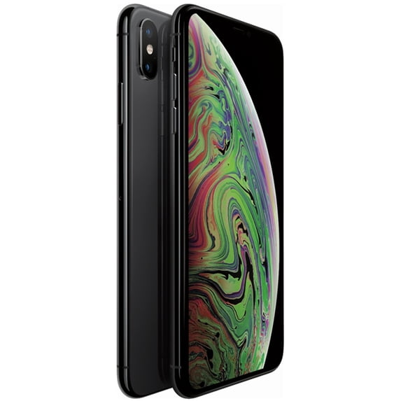 Pre-Owned Apple iPhone XS Max 256GB Fully Unlocked (Verizon + Sprint + GSM Unlocked) - Space Gray + LiquidNano Screen Protector (Refurbished: Good)