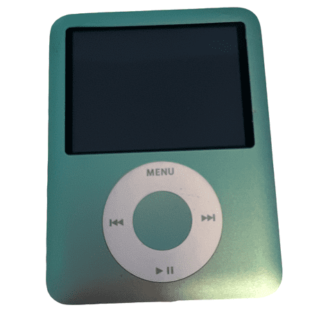 Pre-Owned Used Apple iPod Nano 3rd Generation 8GB Green, MP3 Audio/Video Player + 1 Year CPS Warranty!