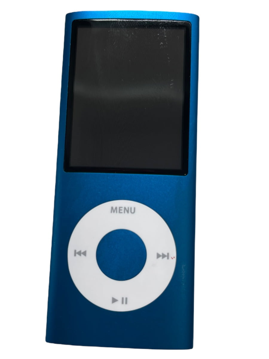 Pre-Owned Apple iPod Nano 4th Gen 16GB Blue MP3 Player + 1 YR CPS 