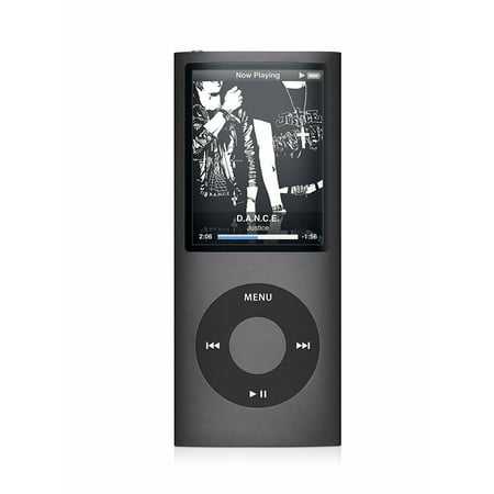 Pre-Owned Apple iPod Nano 4th Genertion 8GB Black MP3 Player + 1 Year CPS Warranty