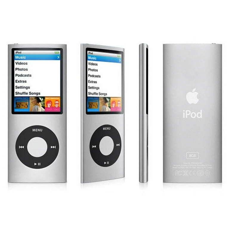 Pre-Owned Apple iPod Nano 4th Genertion 8GB Silver in Plain Pre-Owned Apple iPod Nano 4th Genertion 8GB Silver in Plain