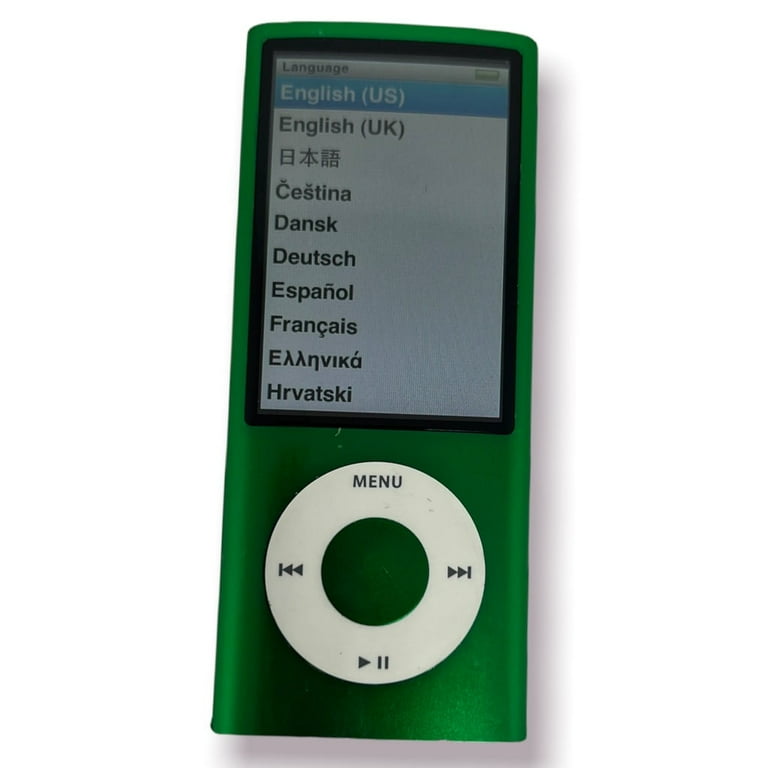 Pre-Owned Apple iPod Nano 5th Generation 16GB Green Bundle