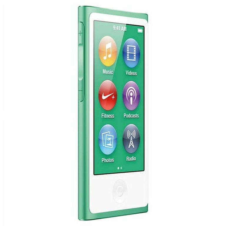 Pre-Owned Apple iPod Nano 7th Generation 16GB Green + 1 YR