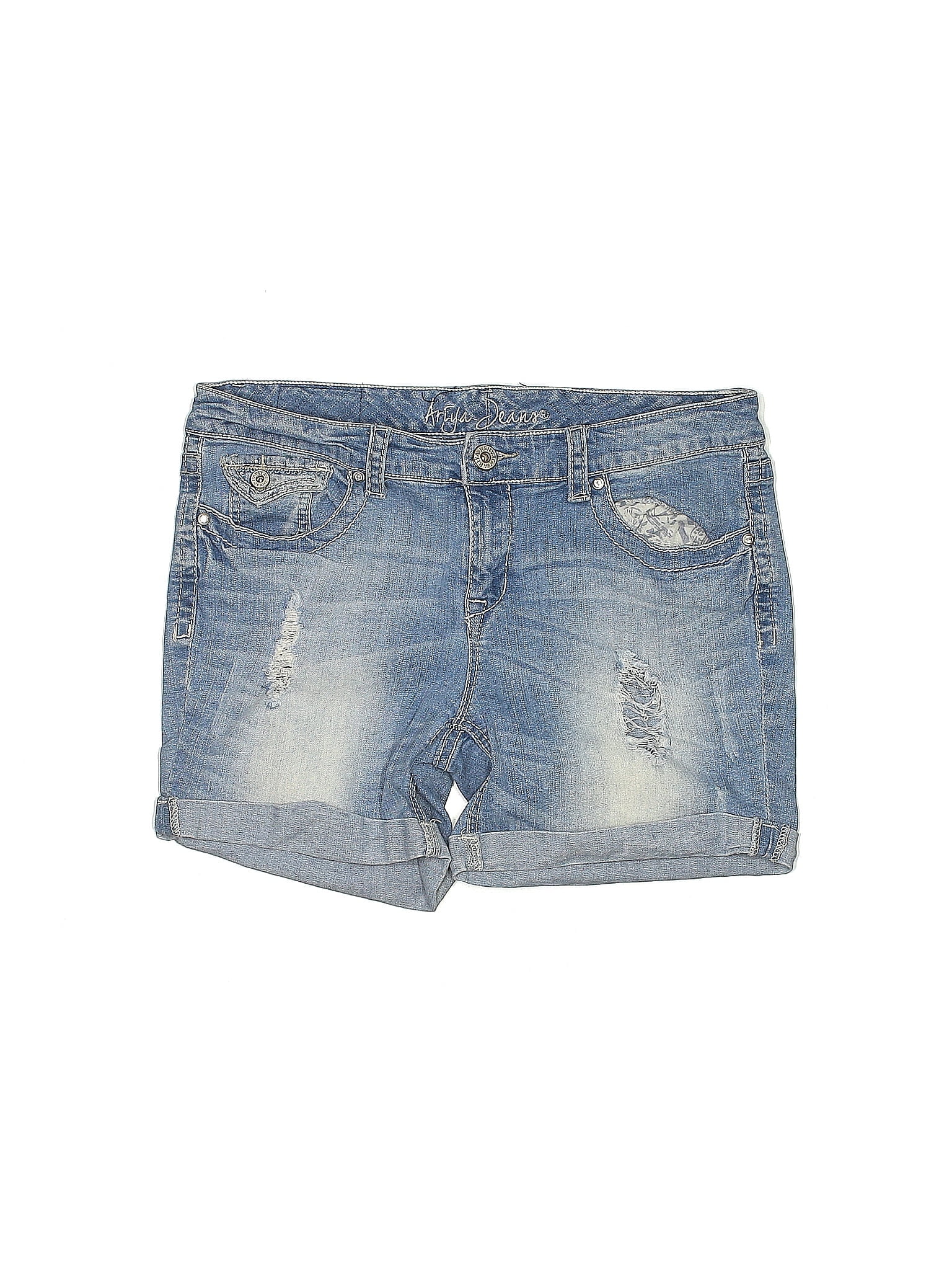 Pre Owned Ariya Jeans Women s Size 13 Denim Shorts Walmart