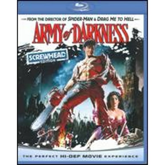 Pre-Owned Army of Darkness [Screwhead Edition] [$5 Halloween Candy Cash Offer] [Blu-ray] (Blu-Ray 0025192019968) directed by Sam Raimi