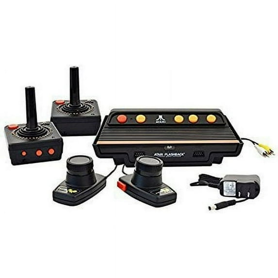 Pre-Owned Atari Flashback 8 Gold Deluxe with 120 Games - Includes 2 Controllers and 2 Paddles (Certified )