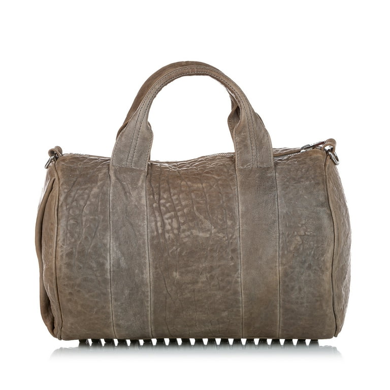 Pre Owned Authenticated Alexander Wang Rocco Satchel Nubuck
