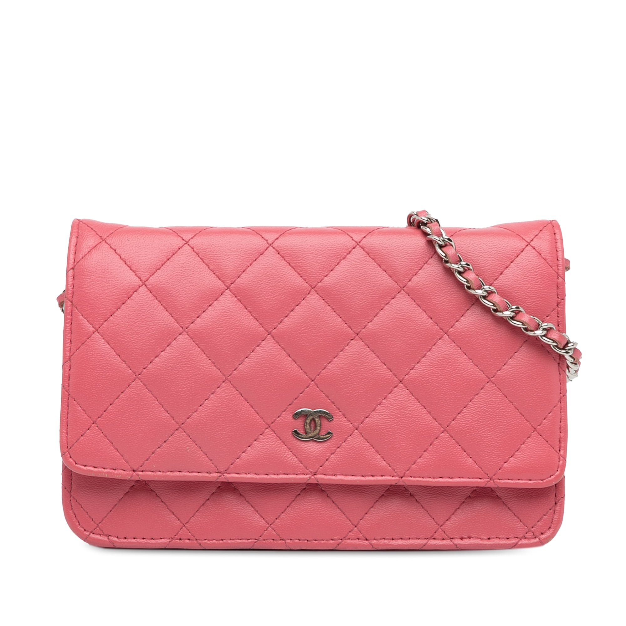 Pink chanel crossbody bag sale