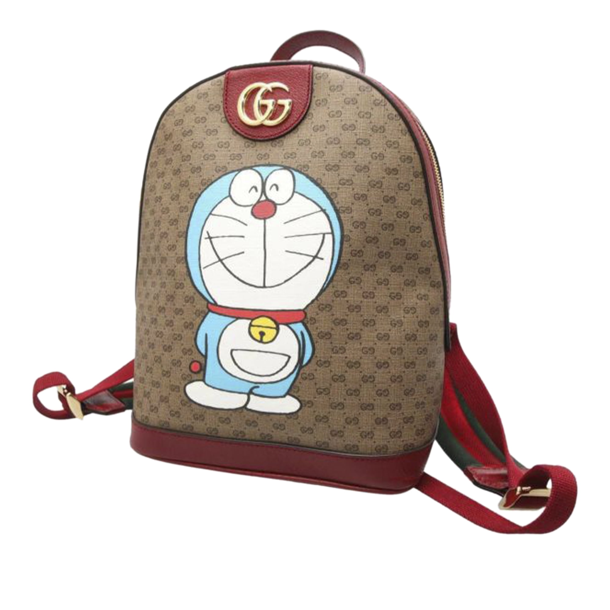 Ophidia GG Supreme Flora Round Backpack Red | Designer school bags, Gucci,  Backpacks