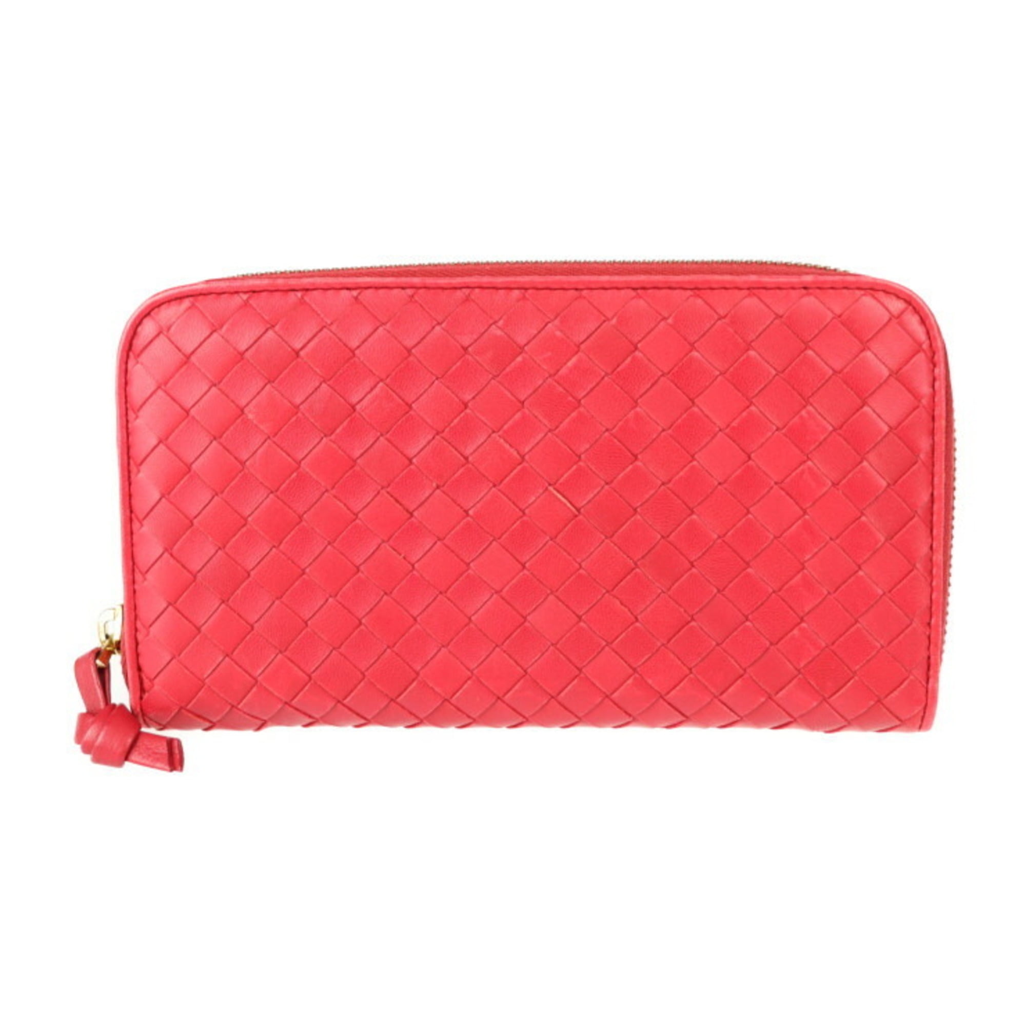 bottega veneta red wallet