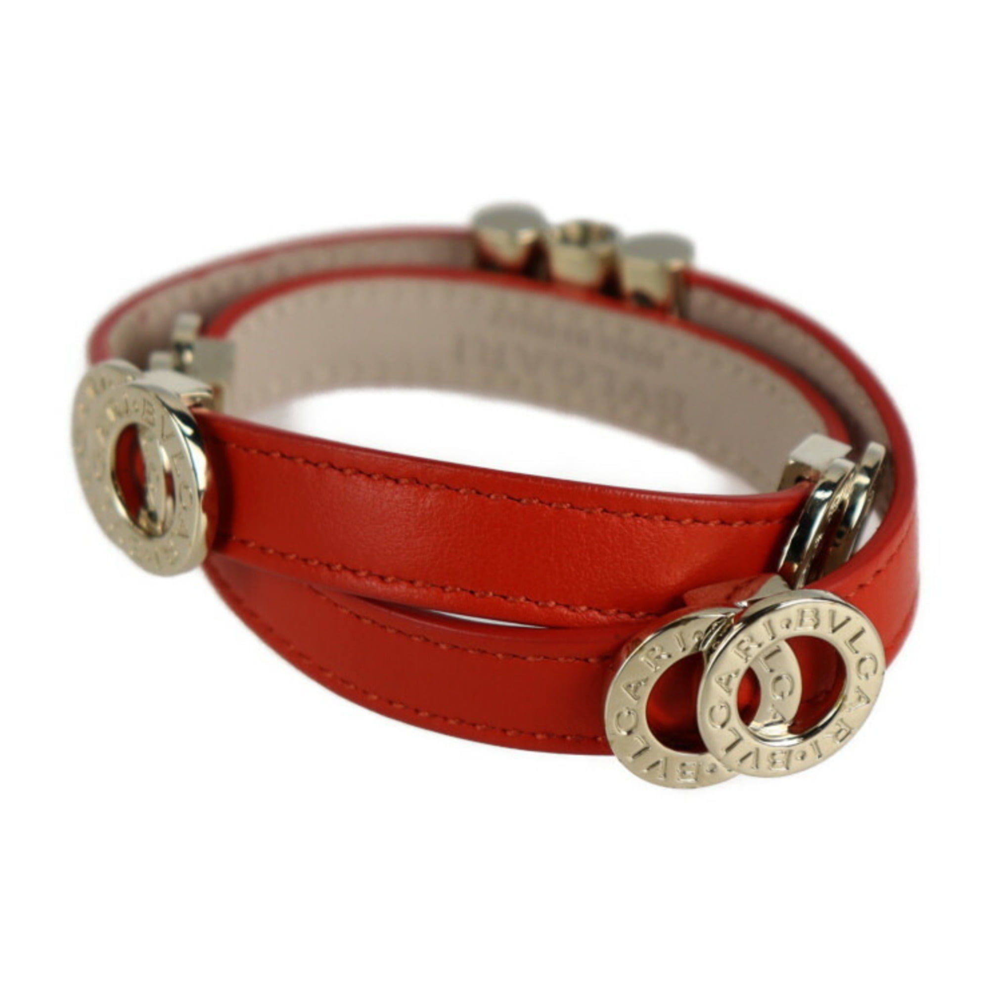 Bulgari online leather choker