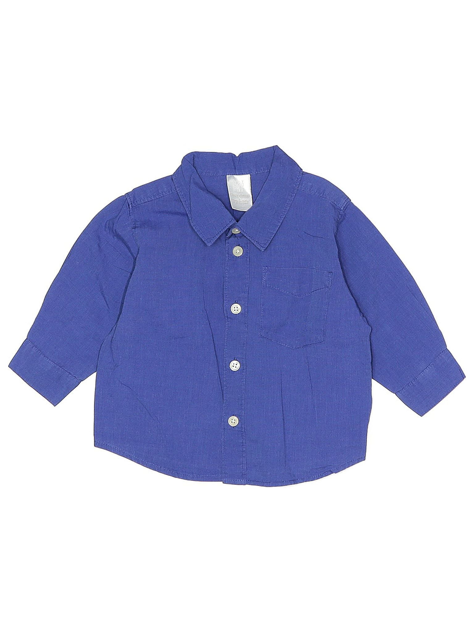 PreOwned Baby Gap Boy's Size L Tots Long Sleeve ButtonDown Shirt