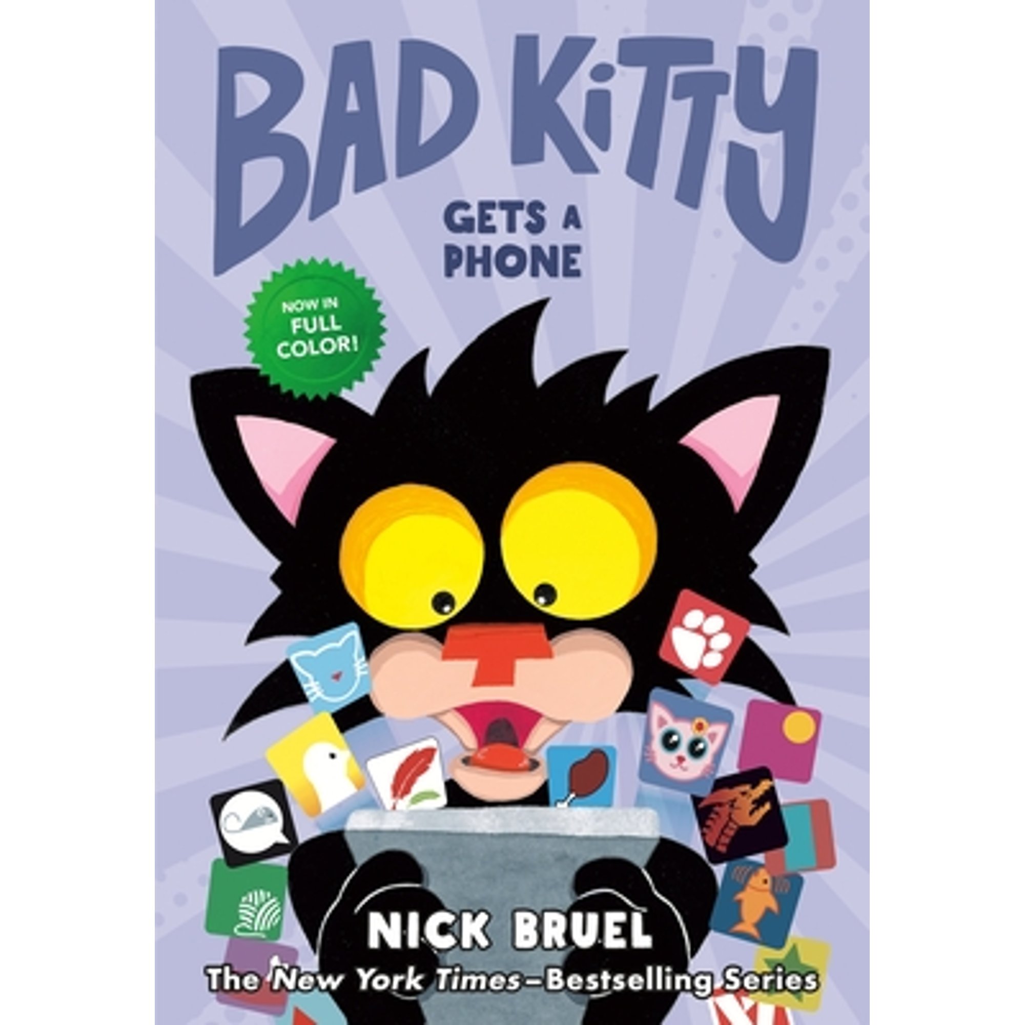 Pre-Owned Bad Kitty Gets a Phone (Graphic Novel) (Hardcover 9781250749963) by Nick Bruel