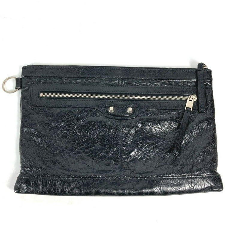 Balenciaga pouch clutch discount