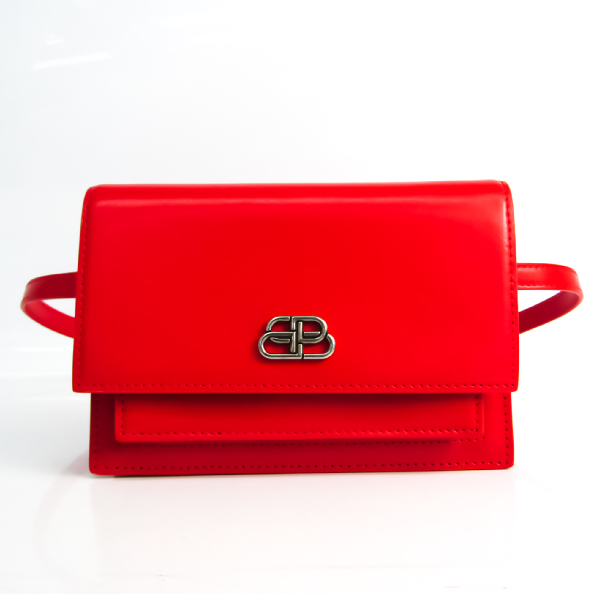 balenciaga belt red