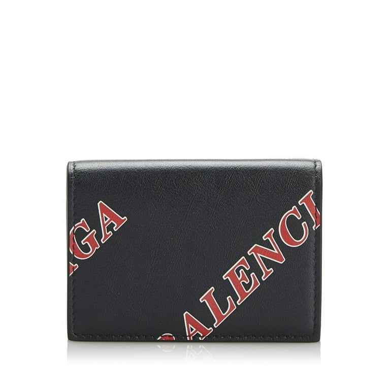 balenciaga red wallet