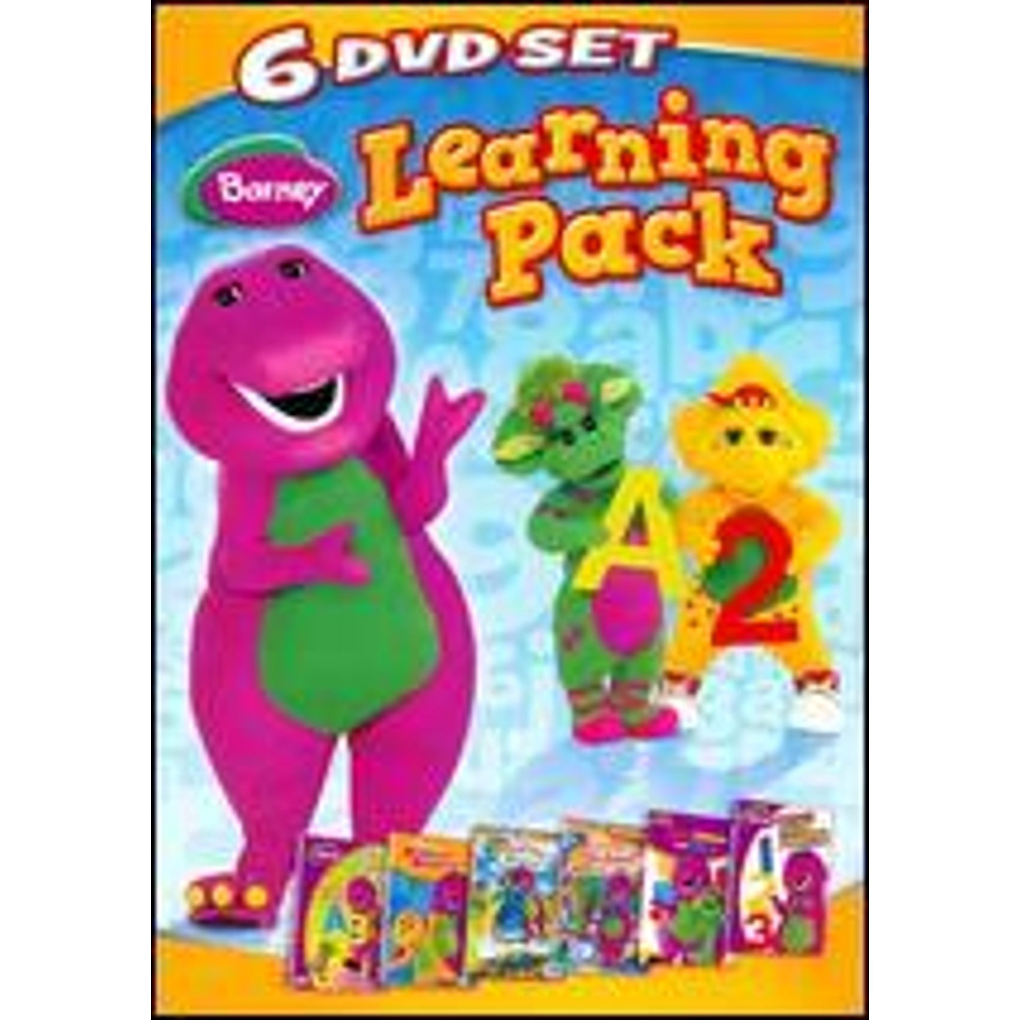 Pre-Owned Barney: Learning Pack [6 Discs] (DVD 0884487108547) - Walmart.com