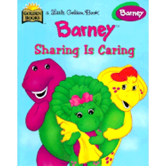 Pre-Owned Barney: Sharing is Caring by Mark S. Bernthal Hardcover, Children's Books, English
