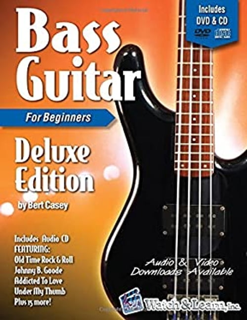 PreOwned Bass Guitar Primer Book for Beginners Deluxe Edition with DVD