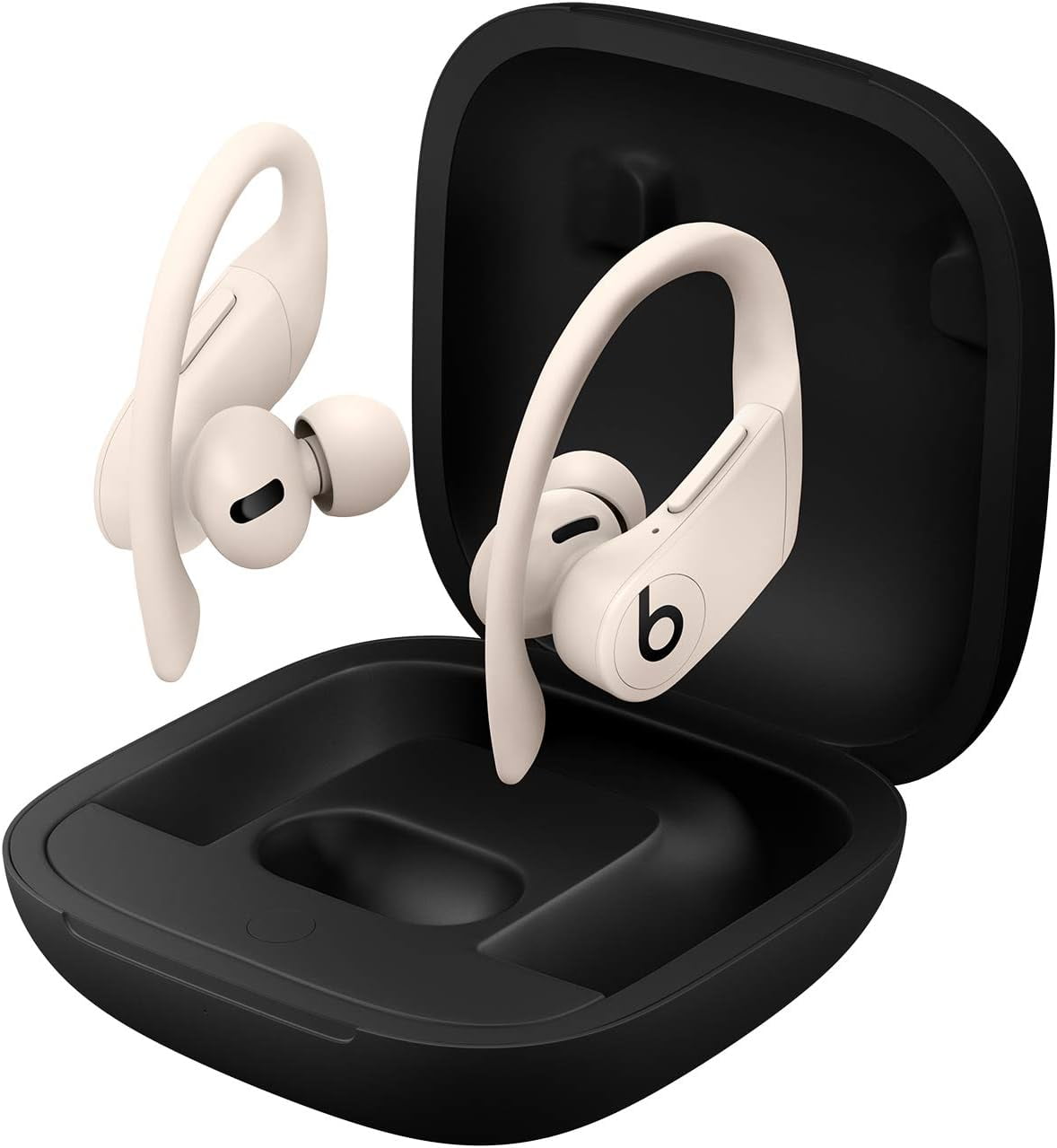 Pre Owned Beats Powerbeats Pro Wireless Earbuds 9 Hours of Listening Time Sweat Resistant Built in Microphone Ivory