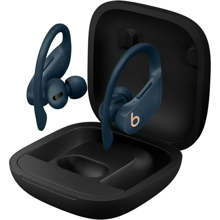 Pre Owned Beats Powerbeats Pro Wireless Earphones 9 Hours of Listening Time Sweat Resistant Earbuds Built in Microphone Navy