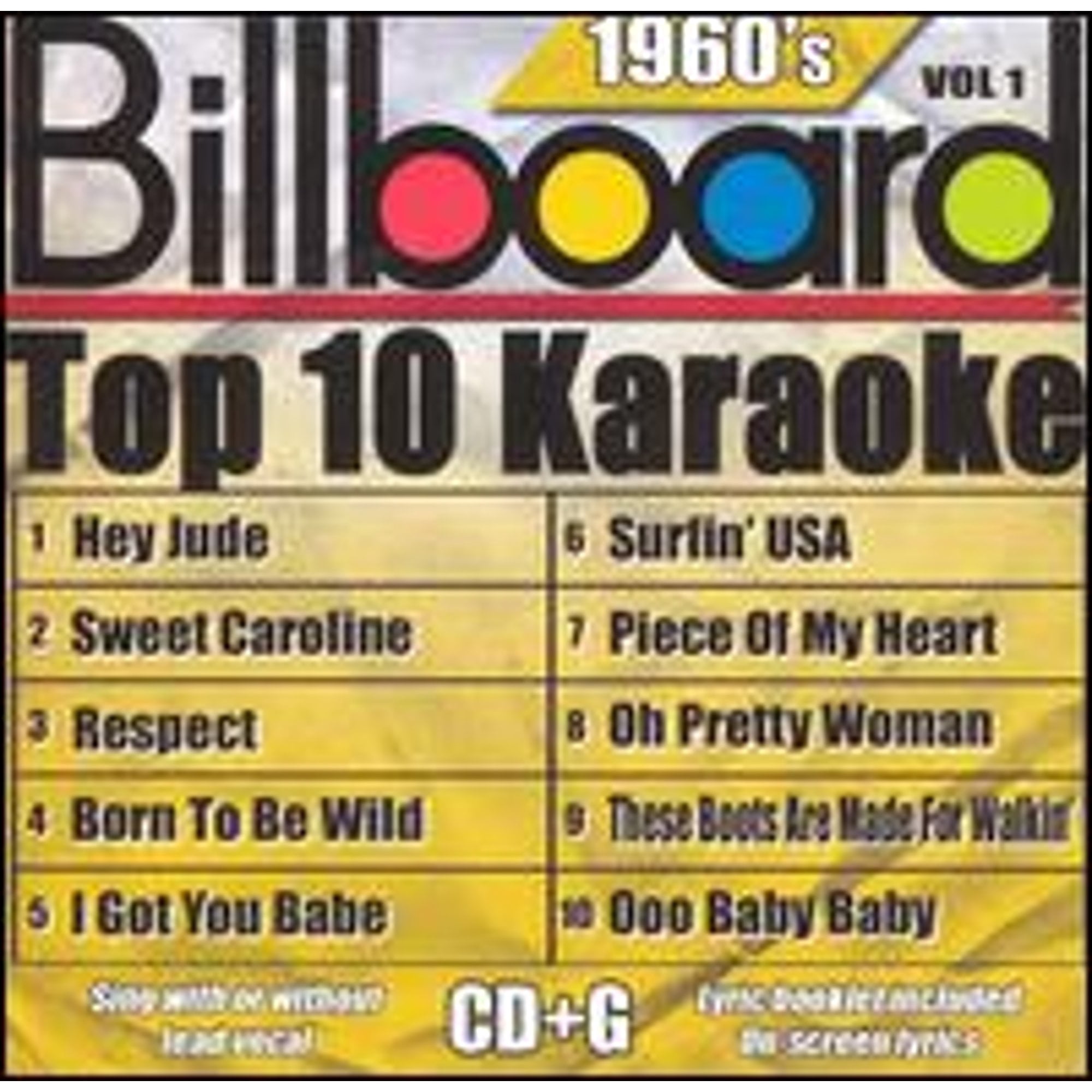 Pre-Owned Billboard Top 10 Karaoke: 1960's (CD 0610017196124) by Karaoke