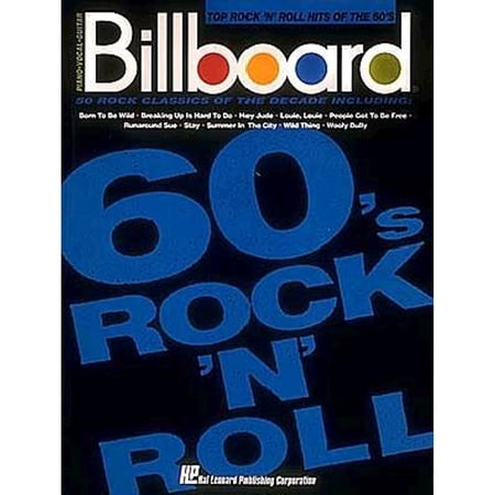 Pre-Owned Billboard Top Rock 'n' Roll Hits Of The 60's (Piano-Vocal-Guitar Series) (Paperback) 0793508312 9780793508310