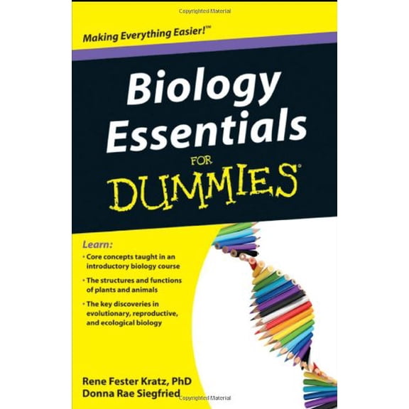 Pre-Owned Biology Essentials for Dummies 9781118072677