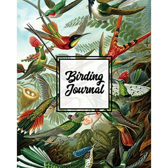 Pre-Owned Birding Journal: Bird Watching Log Book, Birds Actions Notebook, Birder's & Bird Lover Gift, Adults & Kids, Personal Birdwatching Field (Paperback) 1649441975 9781649441973