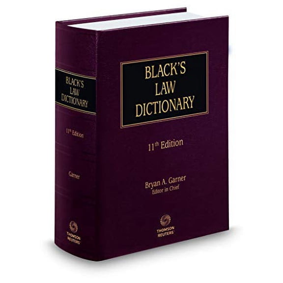 Black's Law Dictionary 11th Edition, Hardcover Paperback