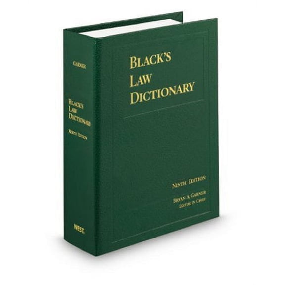Pre-Owned Black's Law Dictionary, Standard Ninth Edition 9780314199492