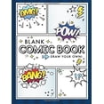 thumbnail image 1 of Pre-Owned Blank Comic Book (Draw Your Own Comics): A Large Notebook and Sketchbook for Kids and Adults to Draw Comics and Journal Paperback, 1 of 1