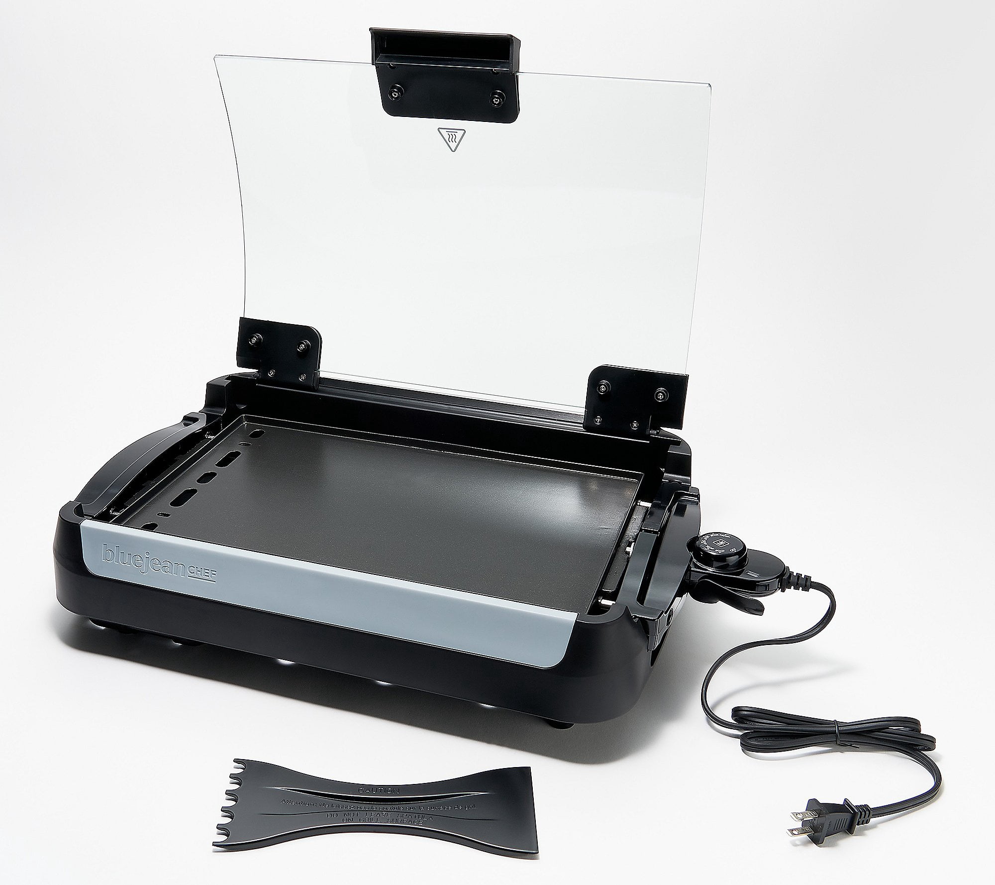 Blue Jean Chef Smokeless Countertop Electric Grill, Griddle with Lid ...