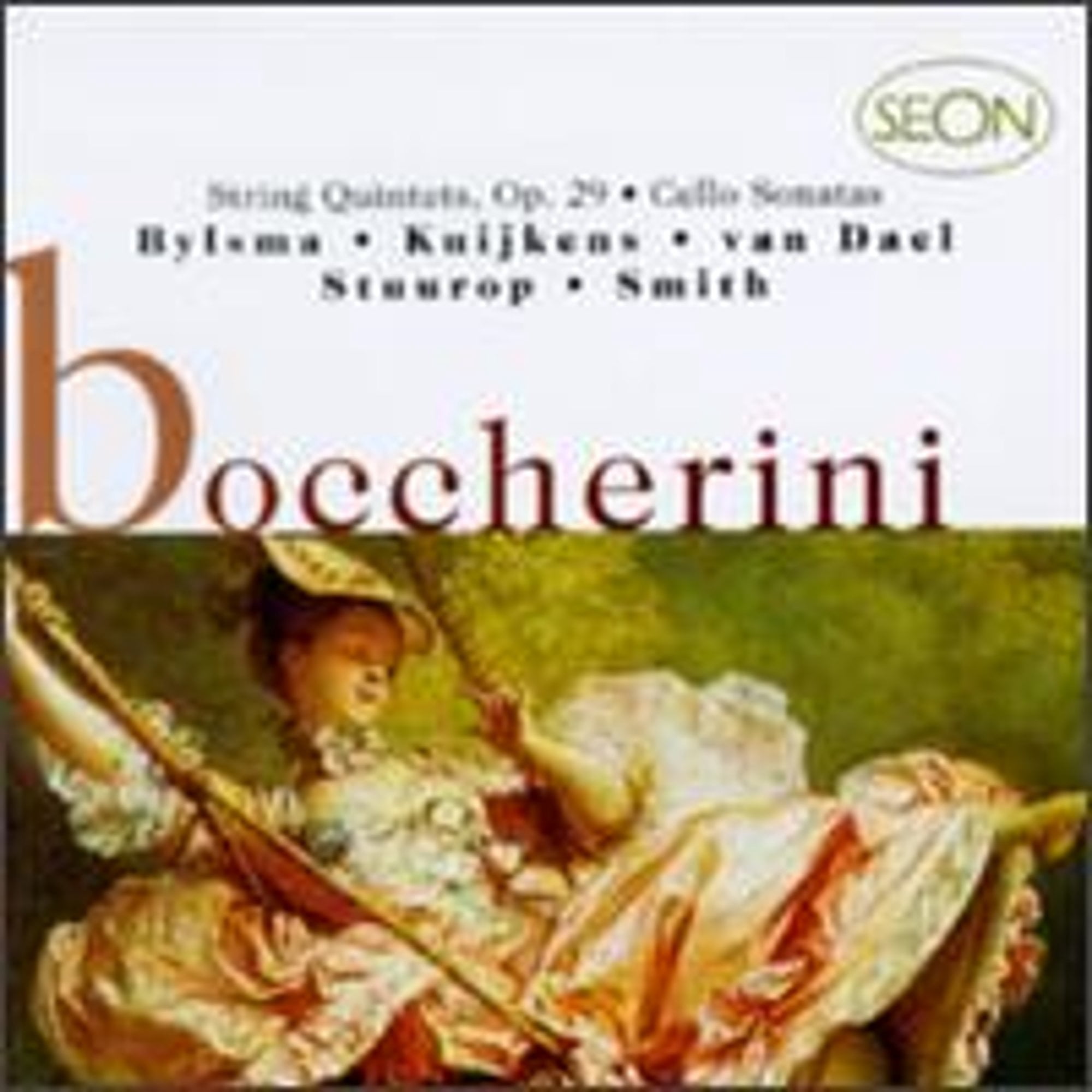 Pre-Owned Boccherini: String Quintets/Cello Sonatas (CD 0074646319024) by Alda Stuurop (violin), Anner Bylsma (cello), Hopkinson Smith (guitar), Lucy van Dael (viola), Sigiswald Kuijken (violin);...